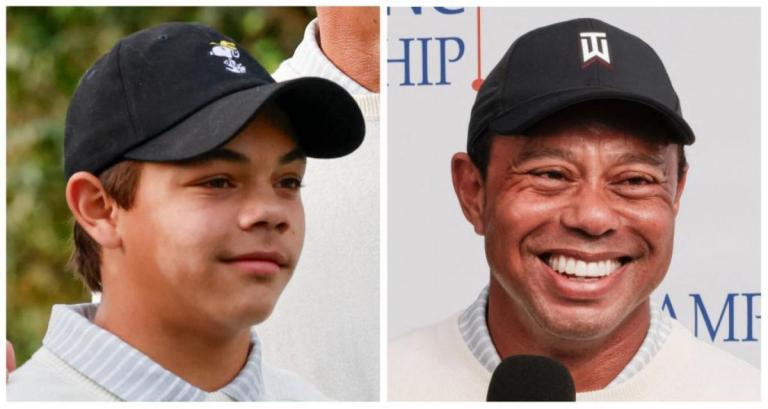 Tiger Woods and his ex-wife Elin Nordegren express their congratulations to their son, Charlie Woods, on his recent achievement.