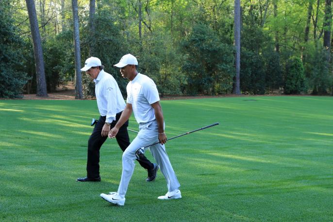 Tiger Woods and Phil Mickelson Dominate Masters 2024: Early Lead at Augusta Unrivaled