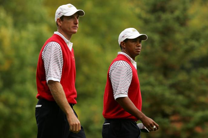 Presidents Cup captain Jim Furyk sidesteps Tiger inquiries by posing his own questions about…..