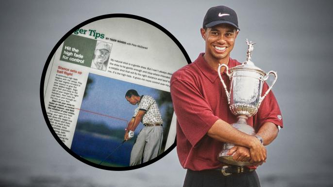 This was Tiger’s shot-shaping key from his most dominant year on tour