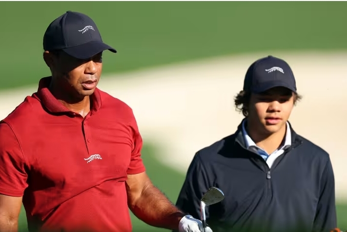 Breaking: Charlie Woods recently joined Tiger Woods on the golf course.for…….