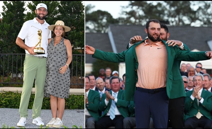 Scottie Scheffler pays tribute to pregnant wife Meredith after winning the masters: saying……….