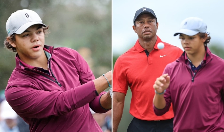 In a bombshell move, Charlie Woods, son of golf legend Tiger Woods, aims to hit……………..