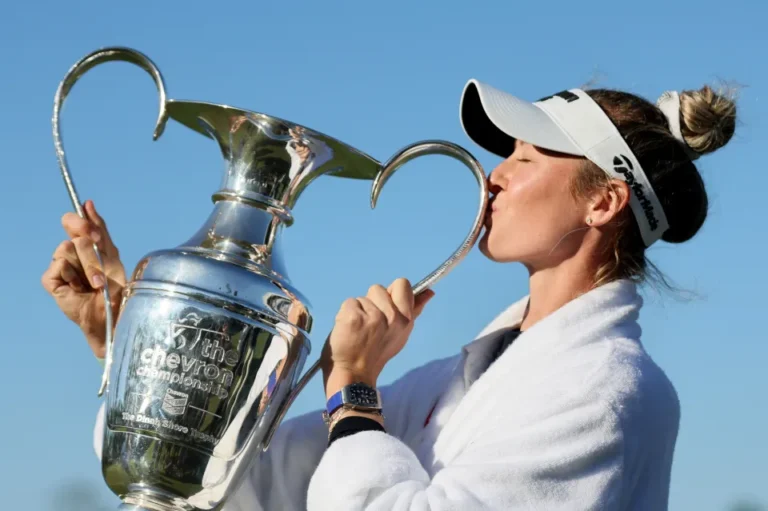 Nelly Korda firmly in Tiger Woods territory after equalling golf legend’s incredible record with win at Chevron Championship 🏆