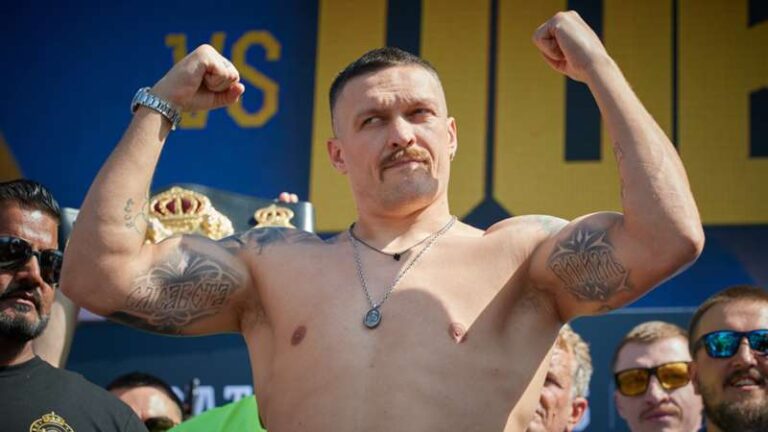 Oleksandr Usyk names the legendary fighter who’s provided advice on how to beat Tyson Fury