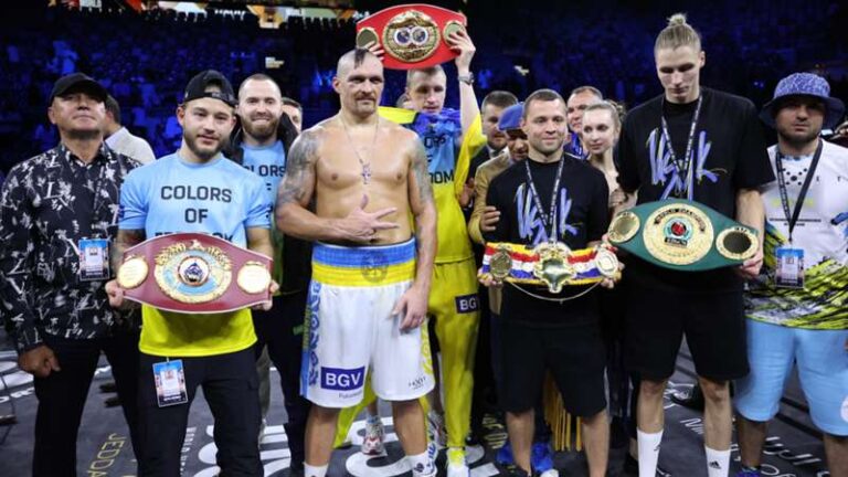 Breaking news: Ukrainian boxer Usyk to team up with (READY TO FIGHT) in Saudi Arabia.