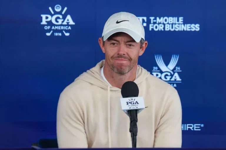 Rory McIlroy gives four-word response to divorce question during PGA Championship press conference