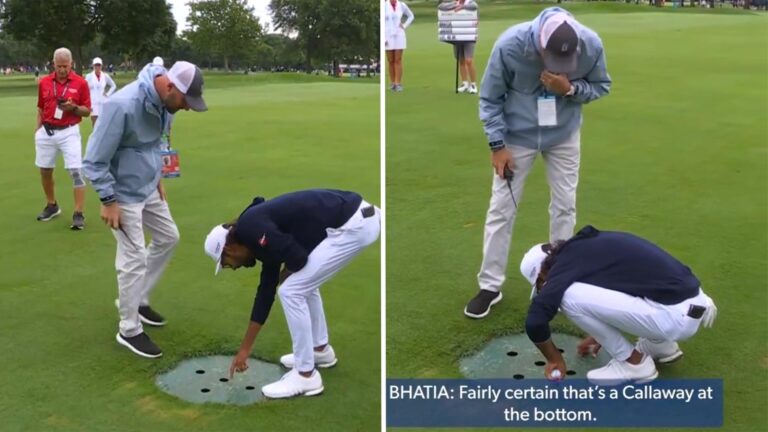 PGA Tour leader loses ball in the fairway in the most ridiculous way imaginable