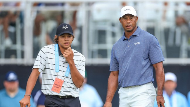 Charlie Woods Unfazed by Legendary Dad’s Practice for U.S. Open at Pinehurst