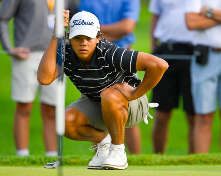 Charlie Woods score today: Full Round 1 results for Tiger’s son at 2024 U.S. Junior Amateur Golf Championship