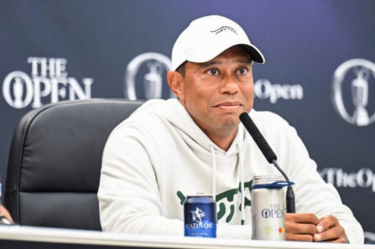 ‘I can still win’: Tiger Woods defiant before The Open at Royal Troon