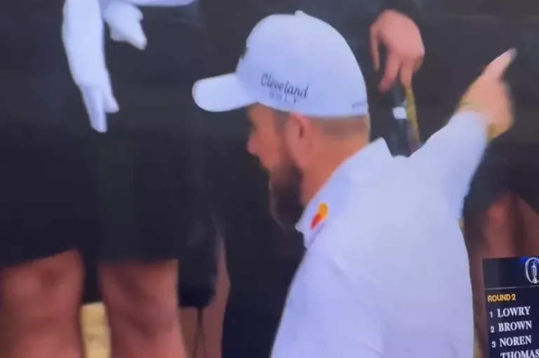 Shane Lowry in explosive X-rated rant at The Open camera man after landing shot in the rough