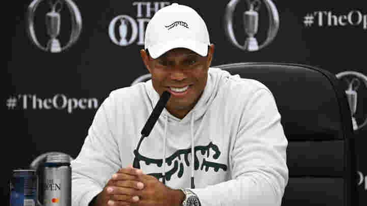 Tiger talks up Open chances, dismisses retirement