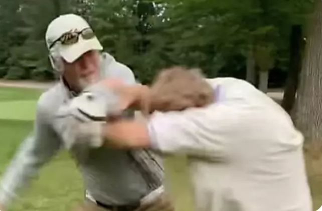 Bombshell on the Green: Young Golfer’s Fight with Older Player Ends in Total Humiliation!