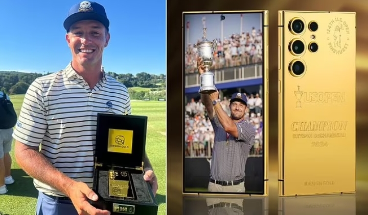 Bryson DeChambeau commissions $10K solid gold phone to celebrate US Open win over Rory McIlroy