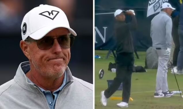 Phil Mickelson refuses to ‘sit and chat’ with Tiger Woods after comment at The Open