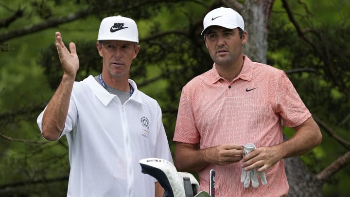 Scottie Scheffler in tears as he delivers bad news on caddie Teddy Scott after the 4th round at the British Open Championship slump.”