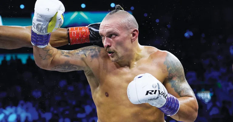 Oleksandr Usyk Admits To Copying His Fighting Style From British Boxing Legend