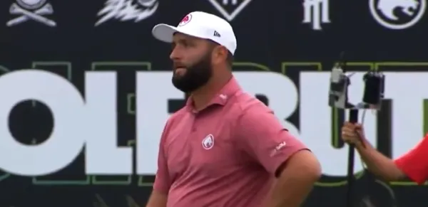 Former world number one Jon Rahm got visibly annoyed with a fan at LIV Golf United Kingdom towards the end of his second round.