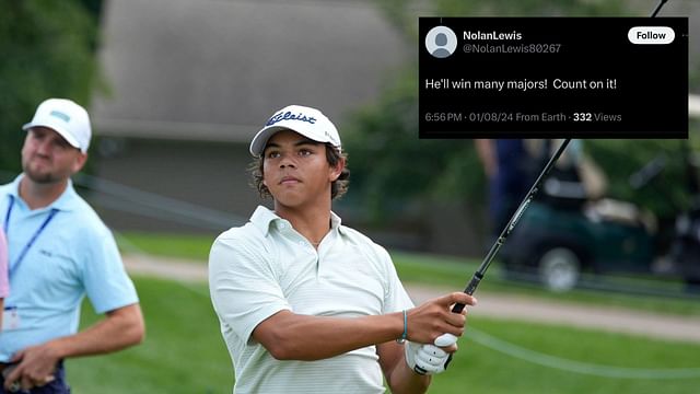 “He’ll win many majors” – Fans react as Charlie Woods celebrates South FL. Jr. PGA Cup victory after disappointing US Junior Amateur performance