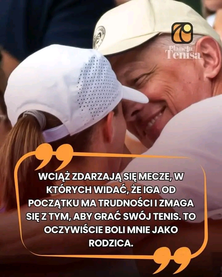 💬Ojciec Igi ,Tomasz Świątek o emocjonalnym  zaangażowaniu w grę córki.