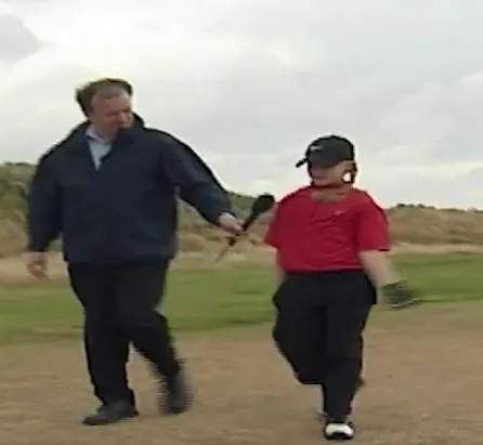 Rare footage shows ten-year-old Charley Hull shutting down Tiger Woods question click below to watch the full video👇