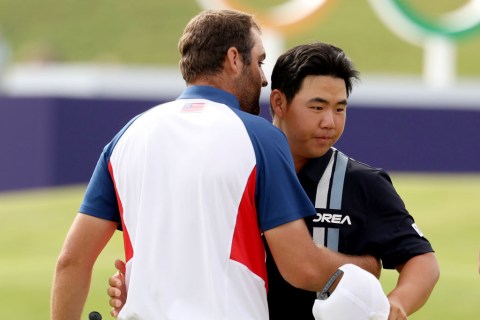 Olympic golfer Tom Kim wipes away the tears as he misses chance to avoid military service in South Korea