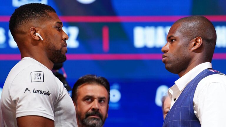 Daniel Dubois: Beating Anthony Joshua will ‘make me legit champion’ and ‘I’m after a stoppage’