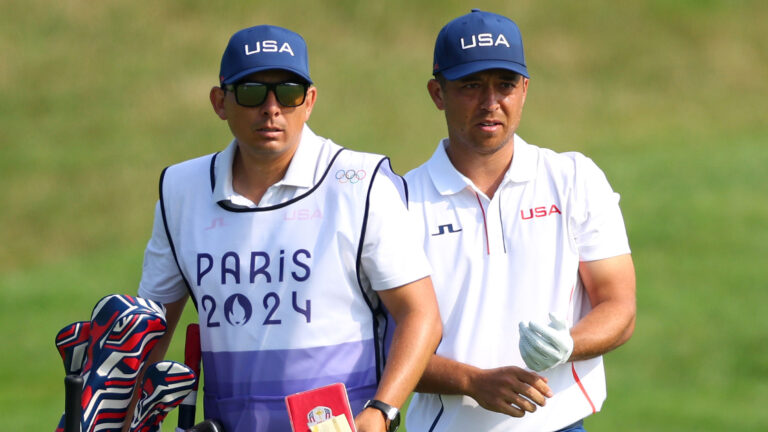 ‘Something is behind my ball’: Wild ruling interrupts Xander Schauffele’s Olympic charge