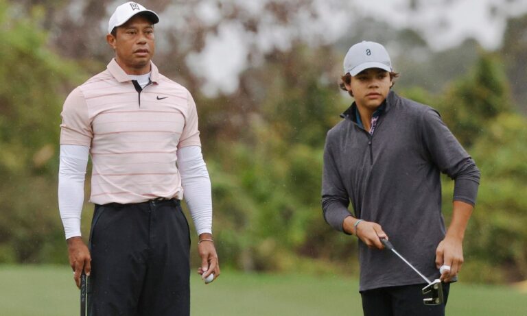 Tiger Woods delivers bad Masters news to son Charlie with frank admission