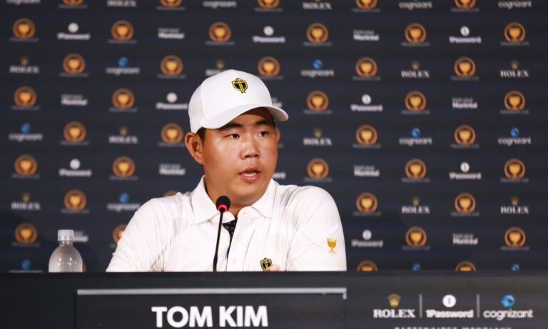 Tom Kim accuses members of U.S. team of ‘cursing at us’ at 2024 Presidents Cup