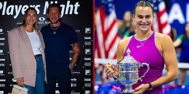 „W obrazach: Aryna Sabalenka i jej chłopak Georgios Frangulis świętują triumf w US Open z ogromną kolekcją ciast i ucztą”