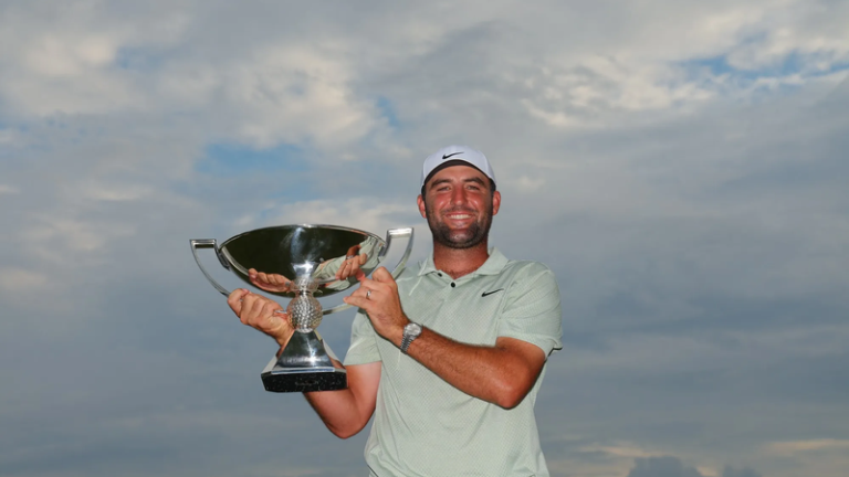 “Scottie Scheffler Dominates: Wins Tour Championship for 7th Victory of the Season – Is He the Next Tiger Woods?”