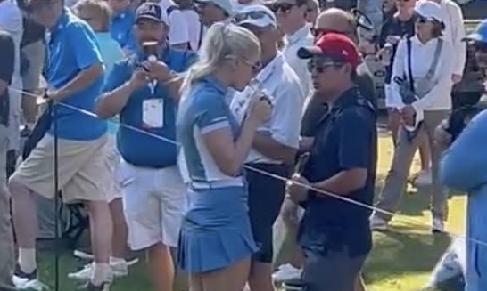 Charley Hull borrows lighter from fan at Solheim Cup, is fitting in just fine in Virginia