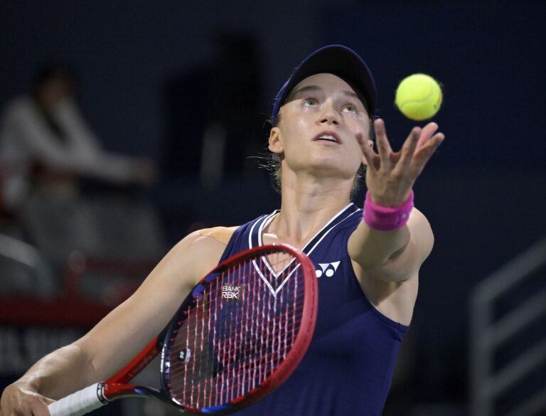 Elena Rybakina’s No. 4 Ranking Under Threat After Withdrawal from China Open