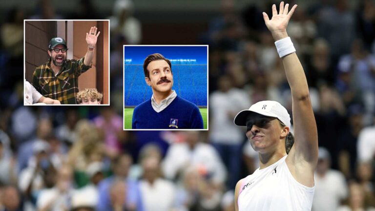 Iga Świątek zyskała zastrzyk „pozytywności” dzięki serialowi „Ted Lasso” i wywołała zachwyt Jasona Sudeikisa na US Open