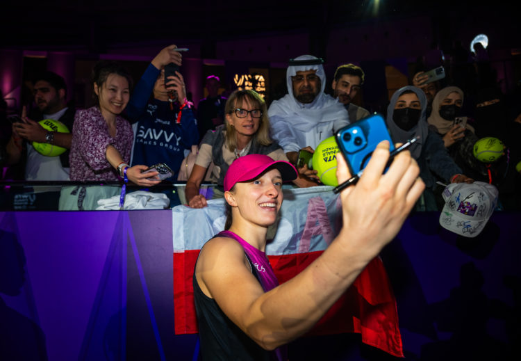 Iga Świątek o frekwencji na WTA Finals w Arabii Saudyjskiej po swoim odpadnięciu z turnieju