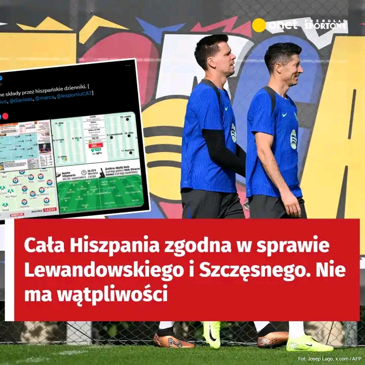 Cała Hiszpania zgodna w sprawie Lewandowskiego i Szczęsnego. Nie ma wątpliwości