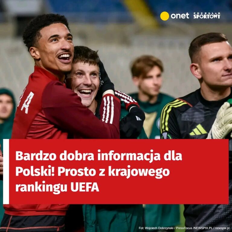 Bardzo dobra informacja dla Polski! Prosto z krajowego rankingu UEFA