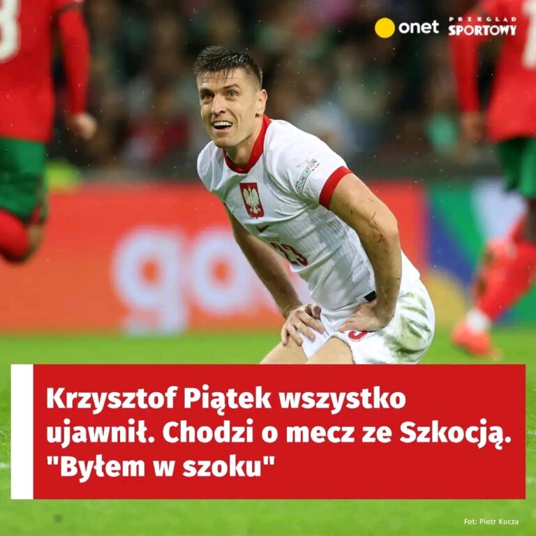 Krzysztof Piątek wszystko ujawnił. Chodzi o mecz ze Szkocją. “Byłem w szoku”