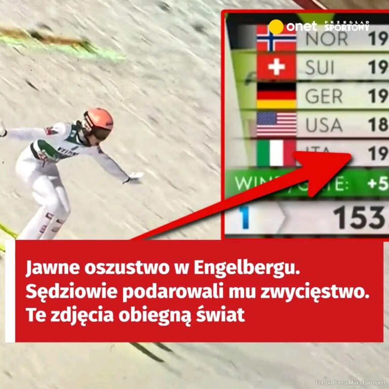 Zwycięzca PŚ w Engelbergu oszukał wszystkich! Te zdjęcia obiegną świat