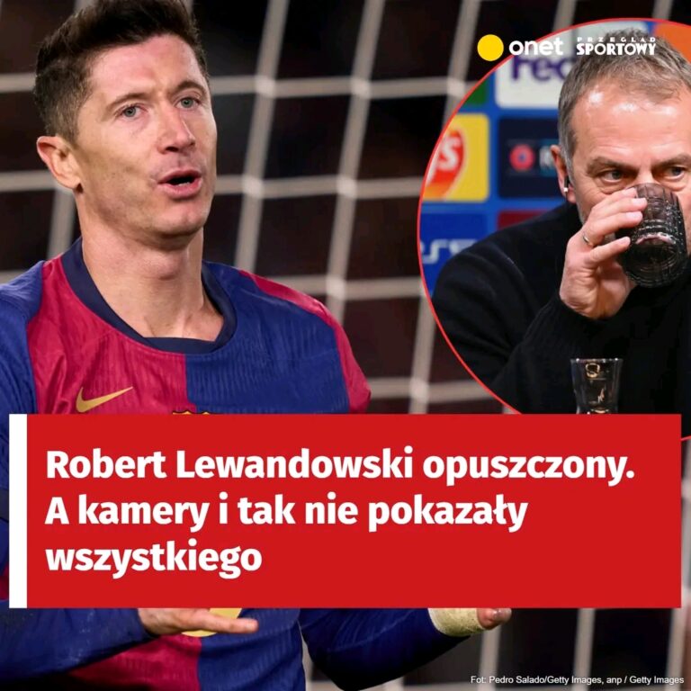 Robert Lewandowski opuszczony. A kamery i tak nie pokazały wszystkiego