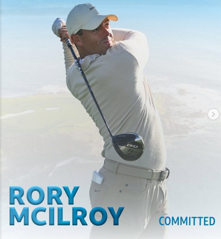 Rory McIlroy commits to play the 2025 AT&T Pebble Beach Pro-Am