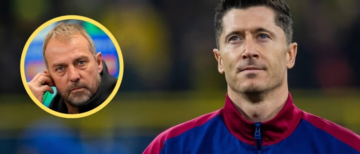 To dlatego Robert Lewandowski nie podniósł się z ławki. Hansi Flick wyjaśnia