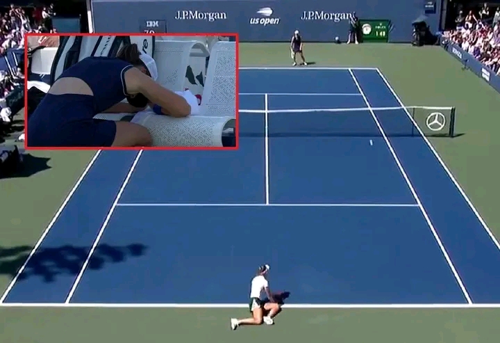 Świątek przegrywała 3:6, 0:1. Pojawiły się łzy