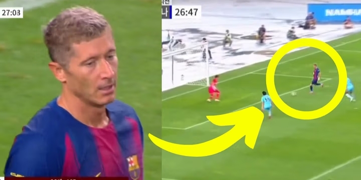 Robert Lewandowski czaruje! Ależ strzał, zobaczcie tego gola Barcelony