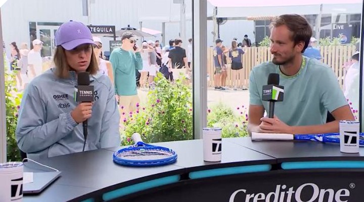 Miedwiediew odpowiedział Idze Świątek. “Kiedy to usłyszałem…”