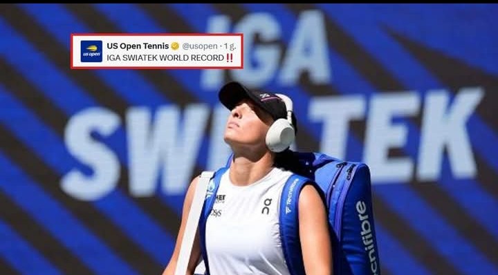 Niewiarygodny wyczyn Świątek! US Open aż nie mogło się powstrzymać. “Rekord świata”