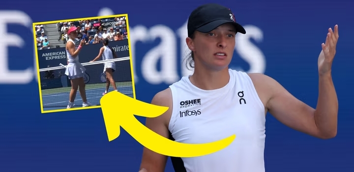 ‎‎Iga Świątek była wściekła. I nagle te krzyki ze sztabu. Cały świat to usłyszał