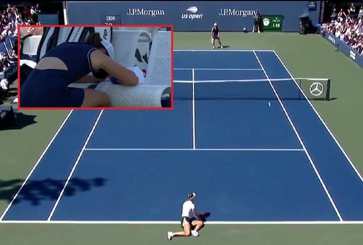 Świątek przegrywała 3:6, 0:1. Pojawiły się łzy